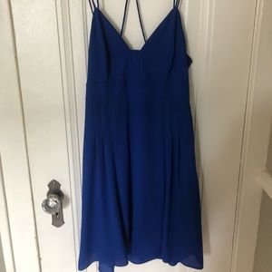 Royal Blue Express Mini Dress